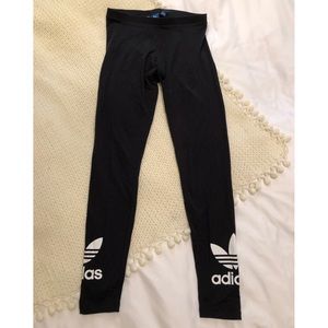 Adidas Leggings with Large Logo Size M